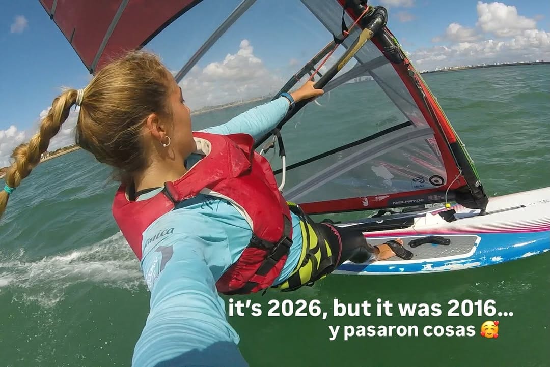 Post 2 by PI LAMADRID | Olympic Windsurfing iQFOiL 🌊 on Instagram (carousel)