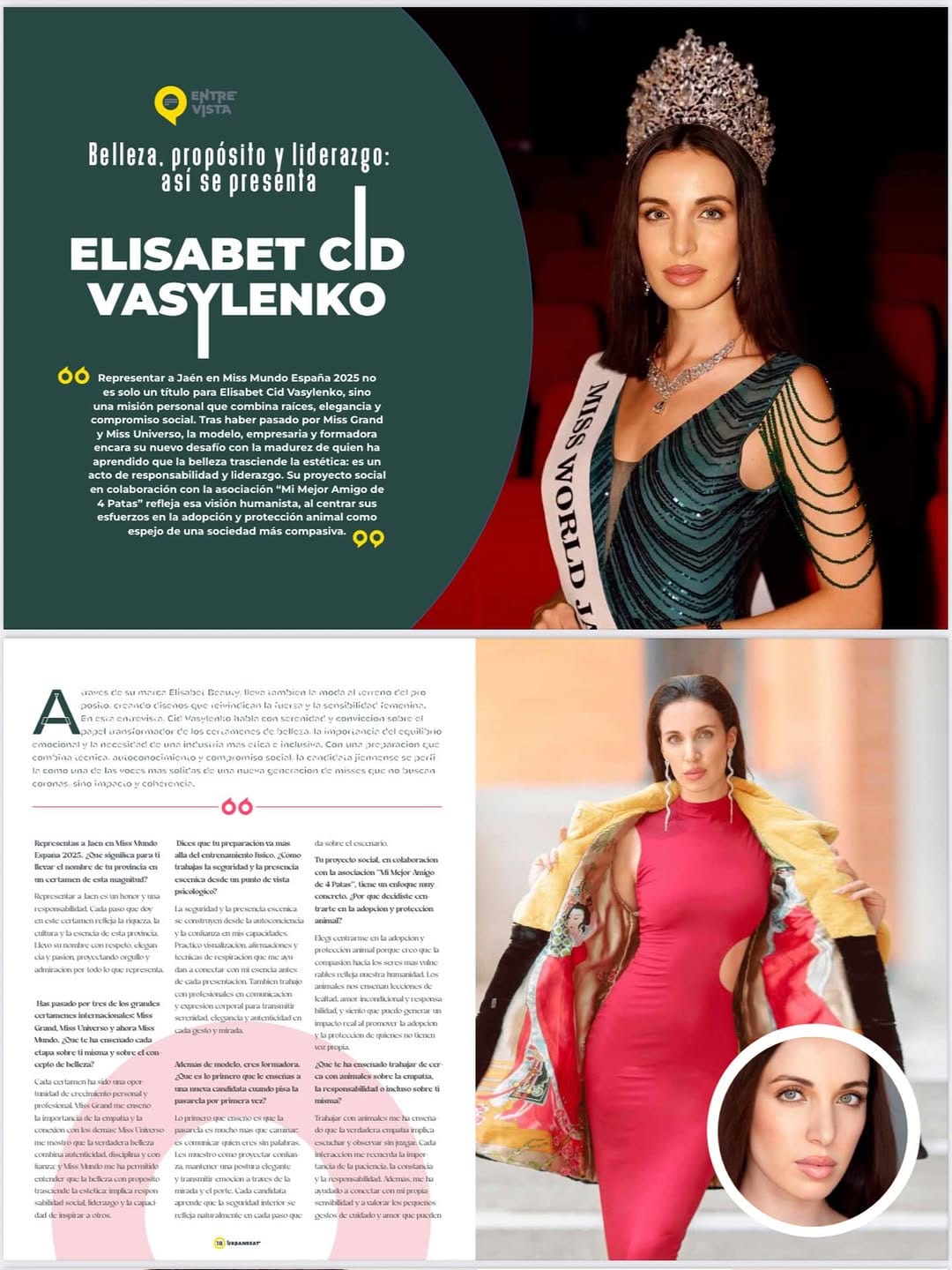 Post 7 by Elisabet Vasylenko | Miss World | Fashion & Beauty on Instagram (image)