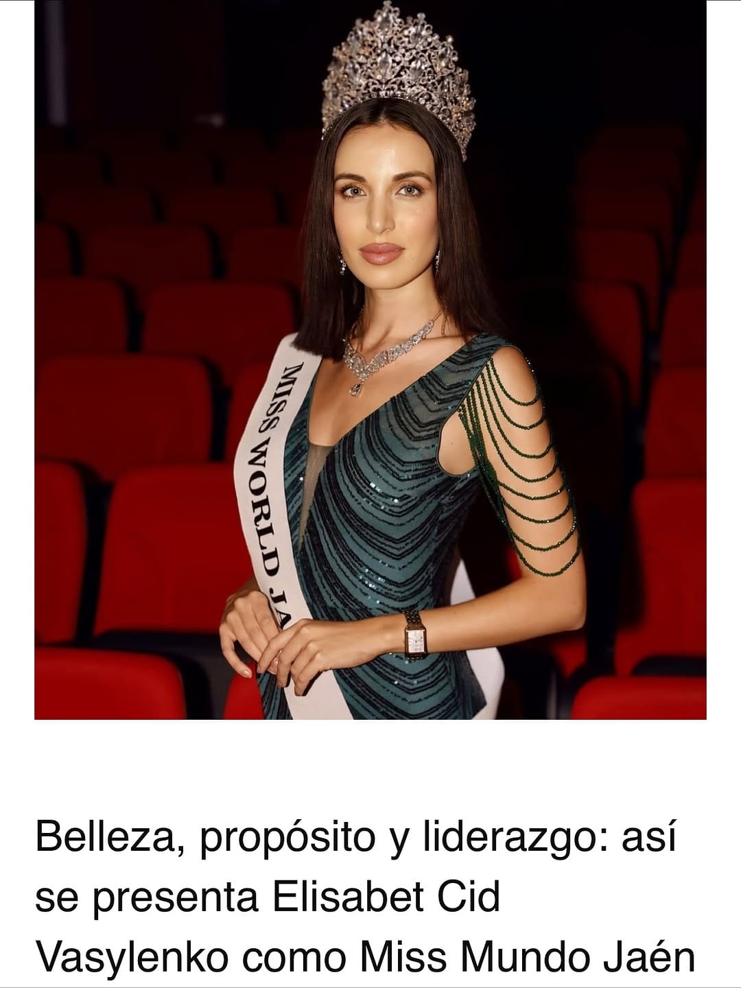 Post 8 by Elisabet Vasylenko | Miss World | Fashion & Beauty on Instagram (carousel)