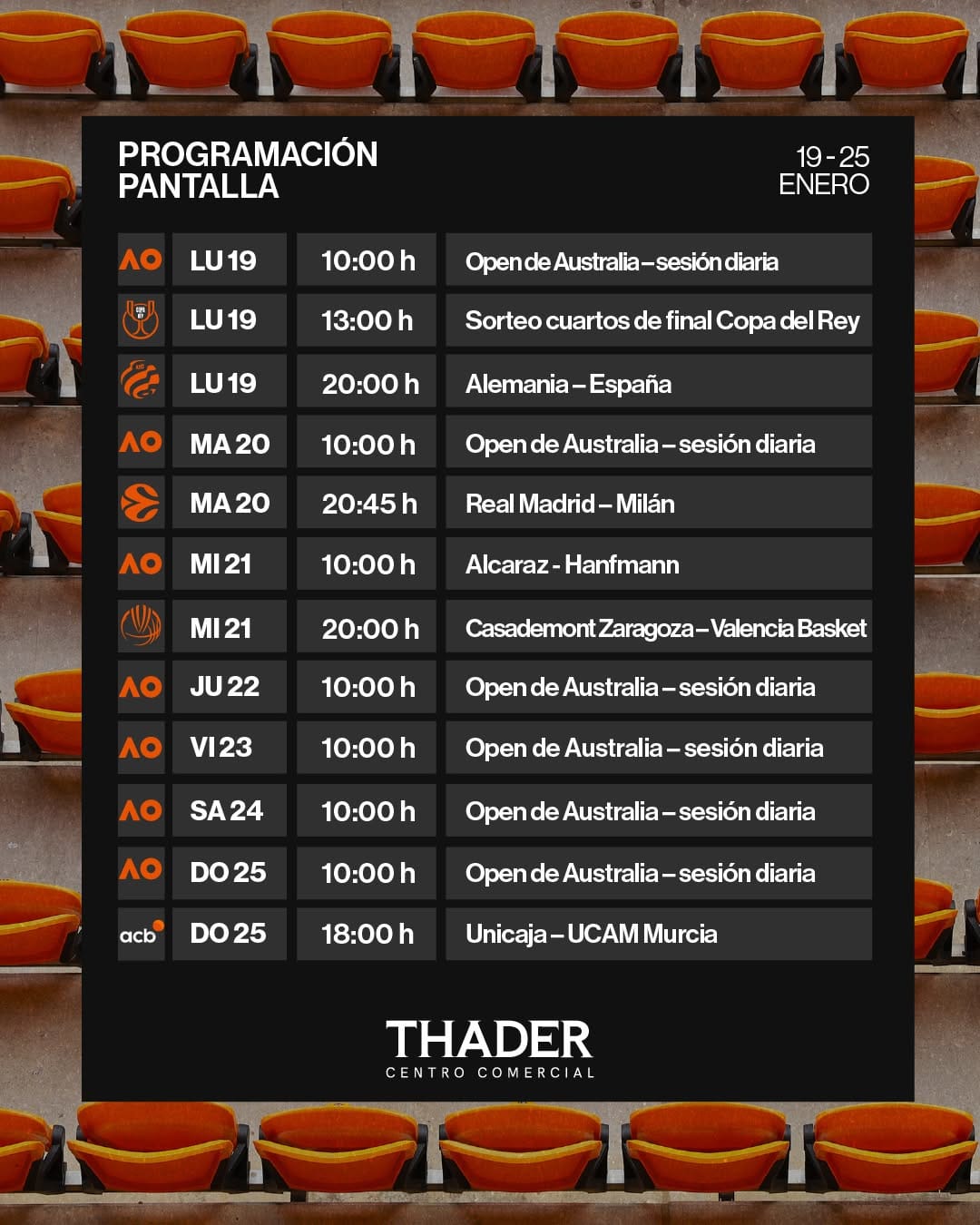 Post 8 by Centro Comercial Thader on Instagram (image)