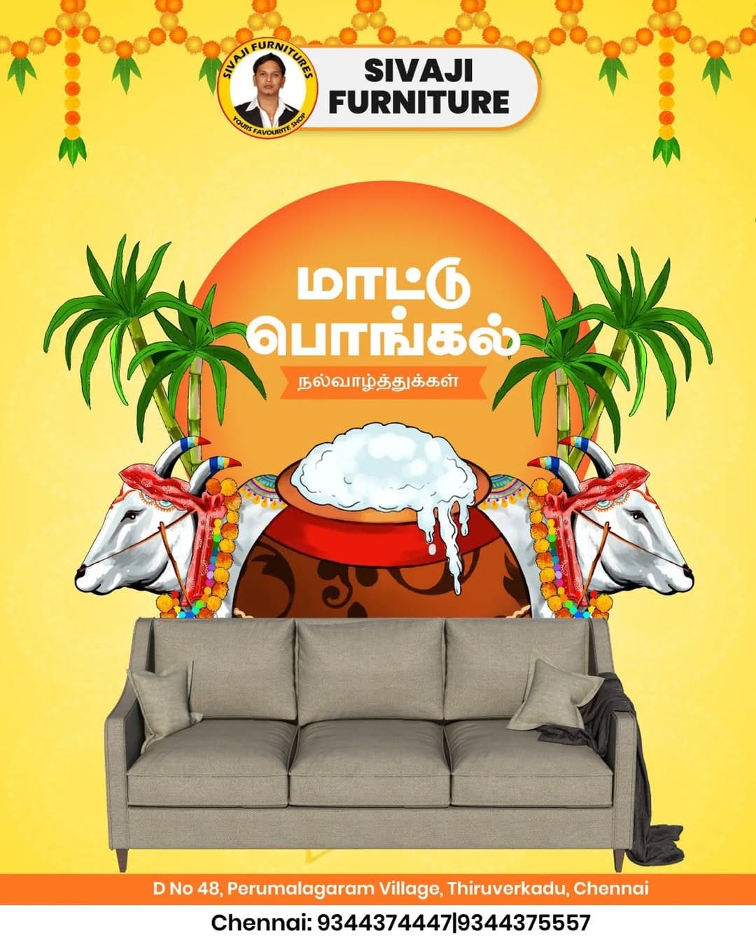Post 2 by Chennai Sivaji Furniture on Instagram (image)