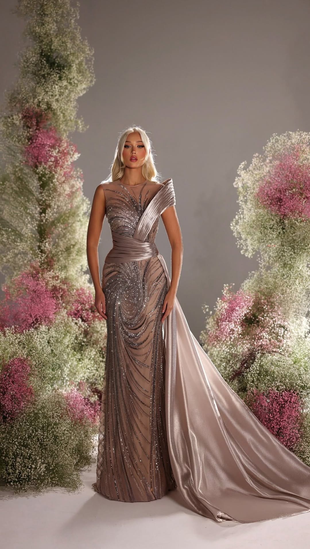 Post 1 by MonaRosa - Designer Dresses on Instagram (video)