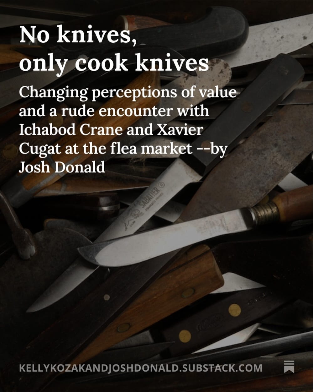 Post 7 by Bernal Cutlery E Joshua Donald on Instagram (image)