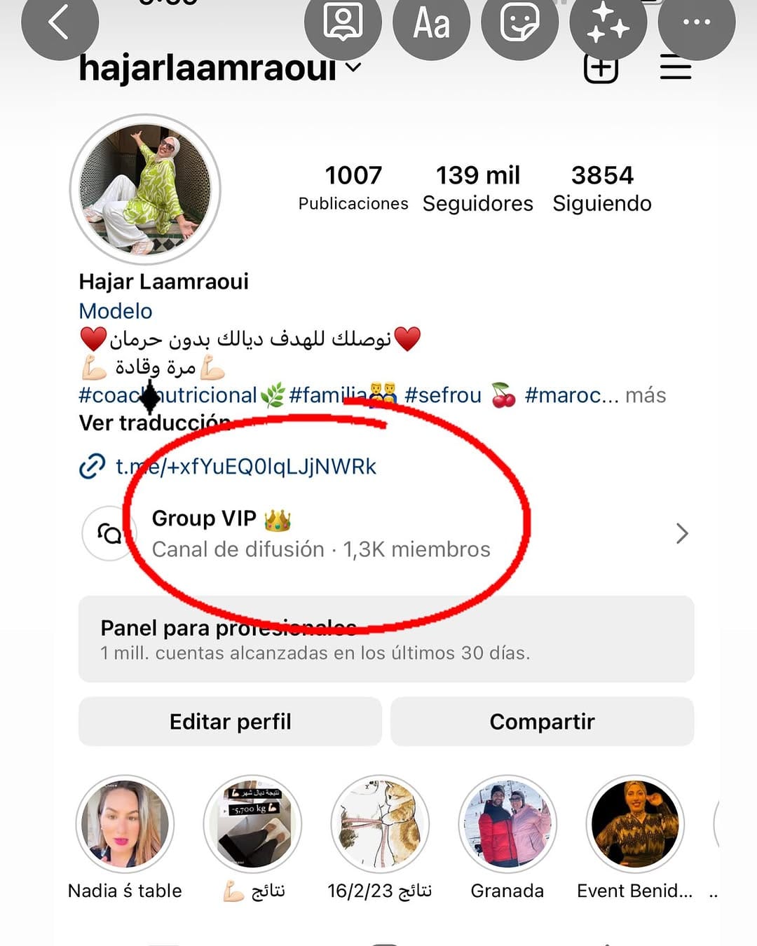 Post 9 by Hajar Laamraoui on Instagram (image)