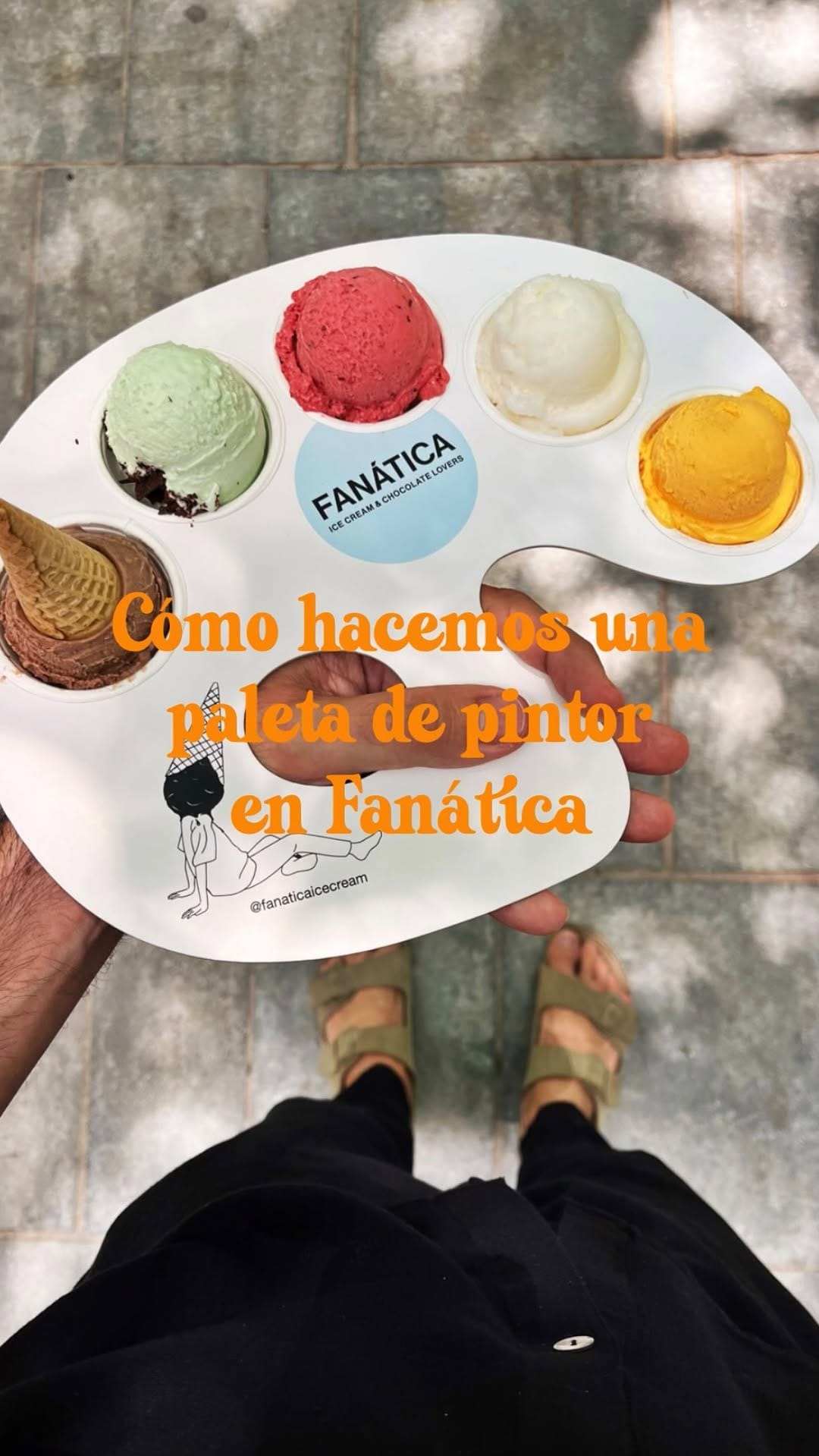 Post 9 by FANÁTICA | Artesanos del placer helado on Instagram (video)