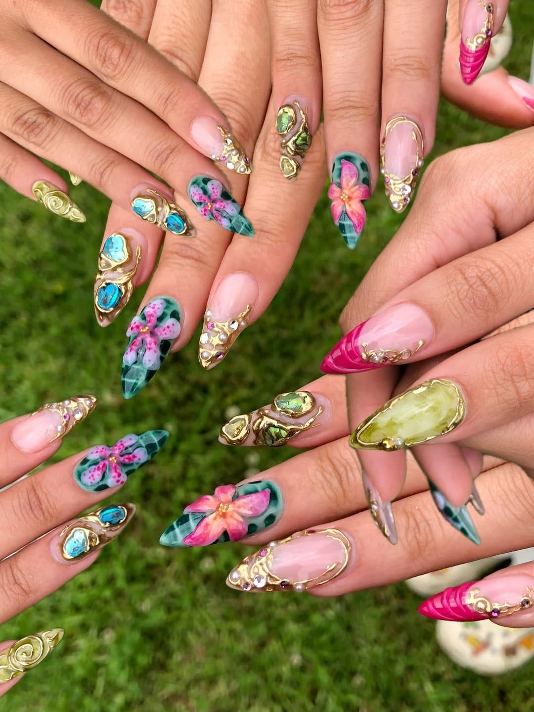 Post 1 by Viki | Melbourne Nail Artist on Instagram (carousel)