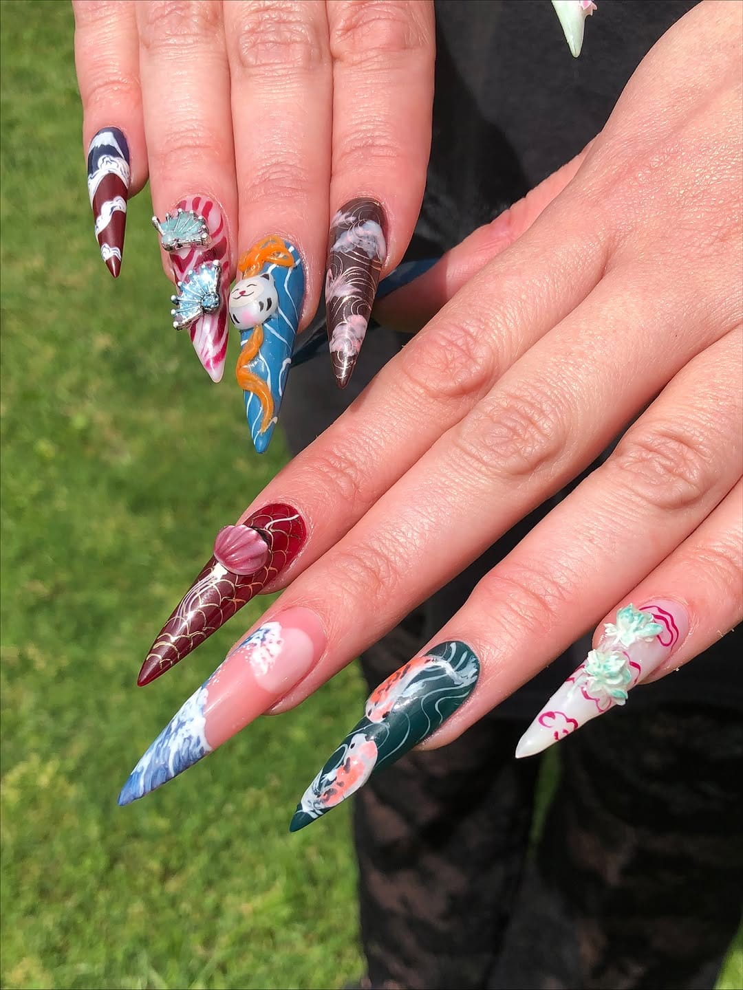 Post 5 by Viki | Melbourne Nail Artist on Instagram (carousel)