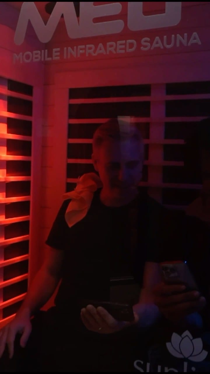 Post 10 by Melt Mobile Infrared Sauna on Instagram (video)