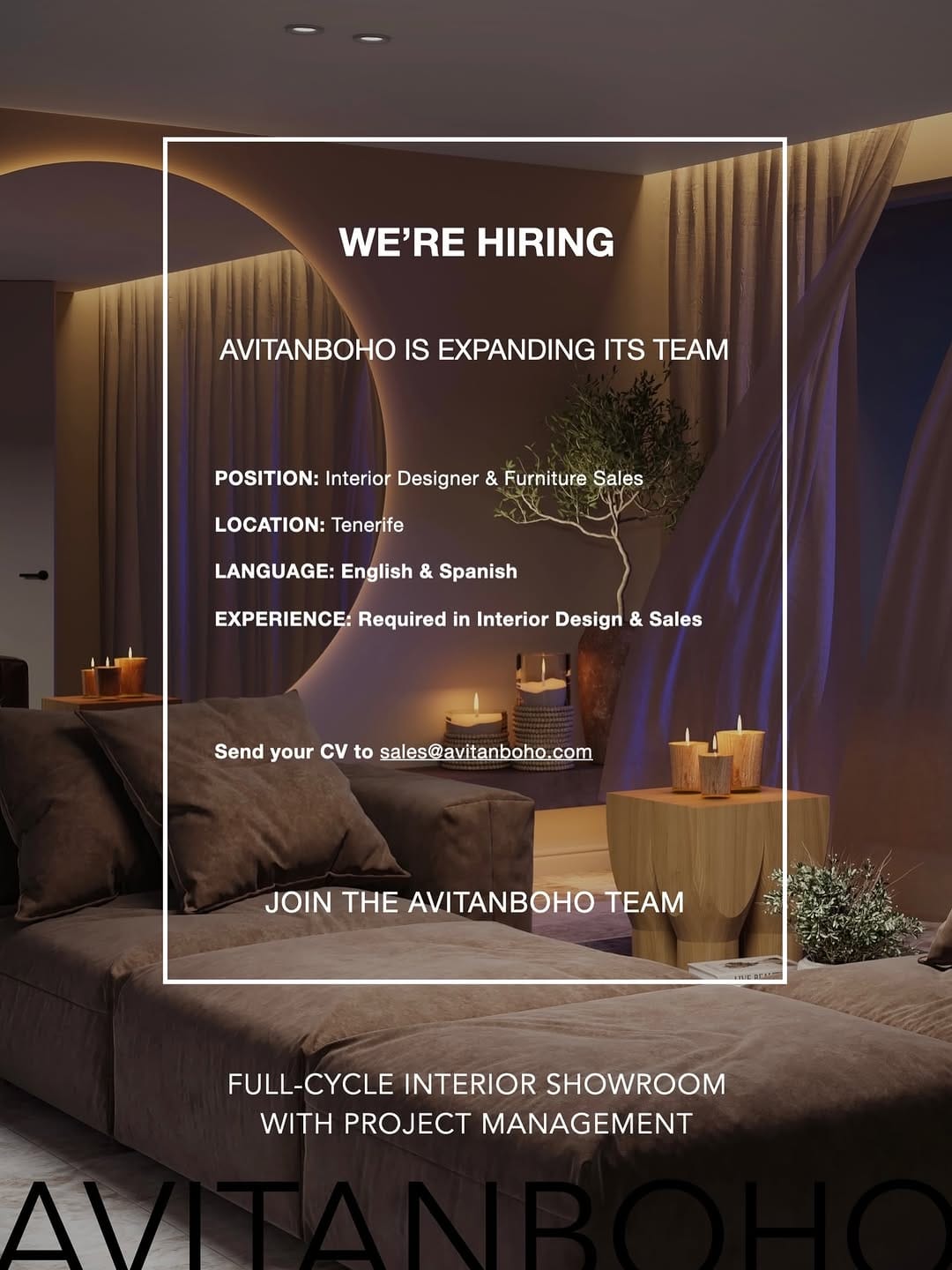 Post 3 by AvitanBoho Interior Showroom on Instagram (image)