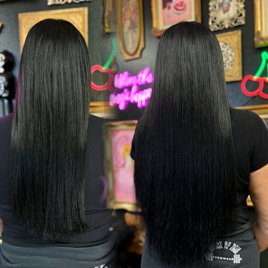 Post 2 by Valencia Hair / extension specialist on Instagram (image)