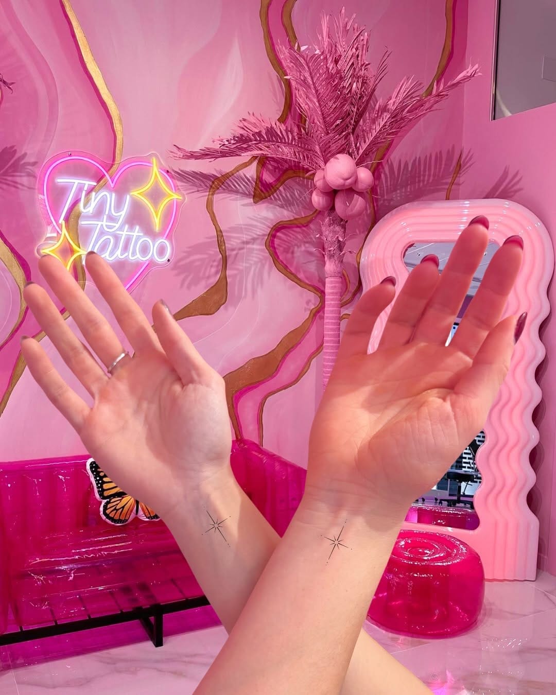 Post 4 by Fine Line Tattoo Barcelona | Tiny Tattoo on Instagram (carousel)