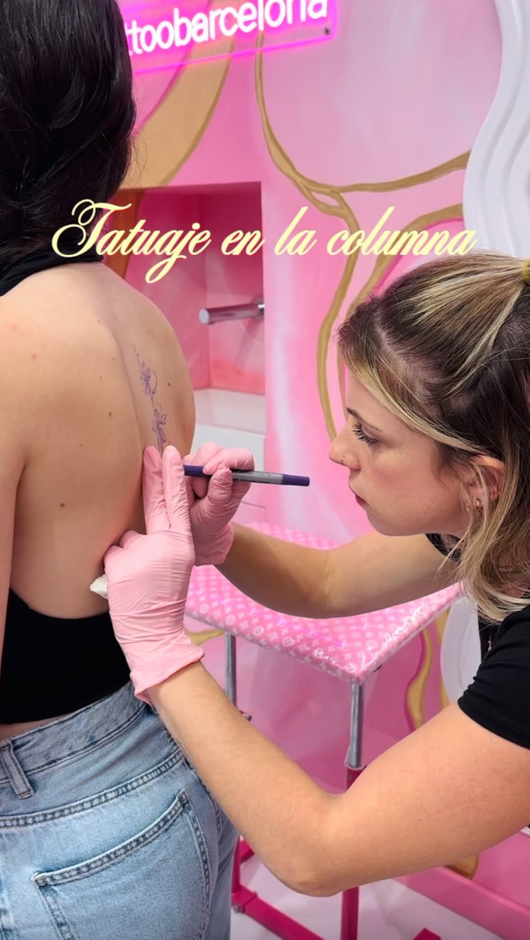 Post 3 by Fine Line Tattoo Barcelona | Tiny Tattoo on Instagram (video)