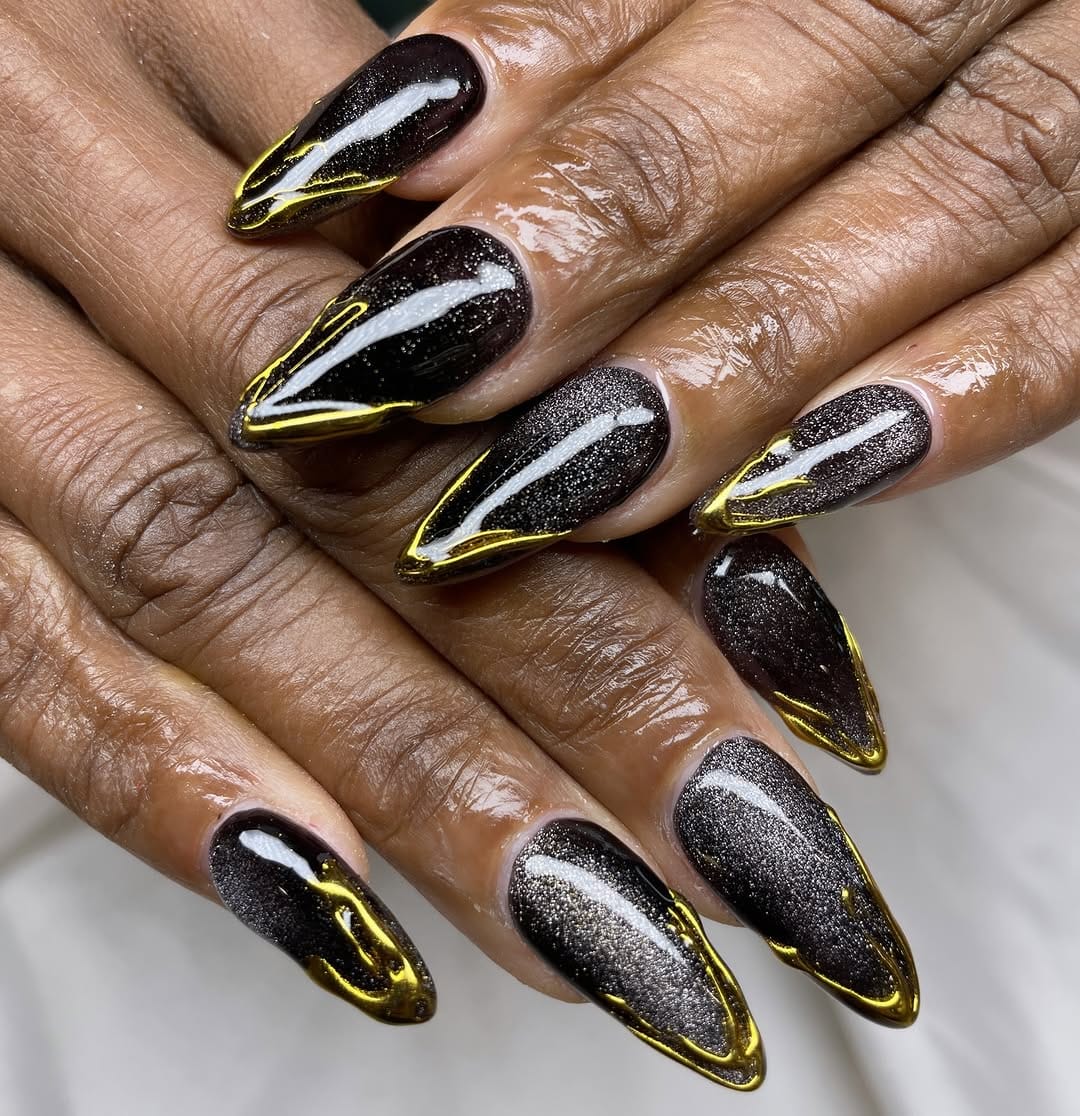 Post 1 by Nail Salon | Pedi-Medi | Acrylic | Gel X-Builder | Dip | Wax on Instagram (image)