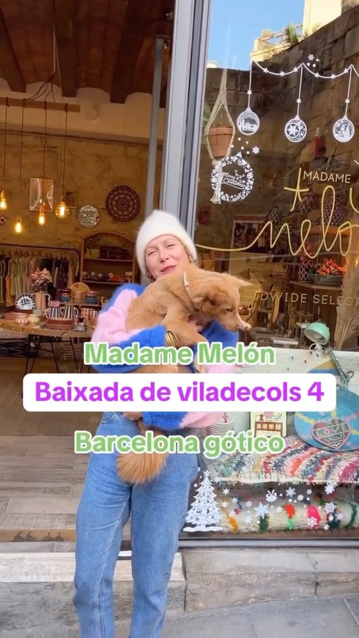 Post 10 by Madame Melon | Concept Store Barcelona on Instagram (video)
