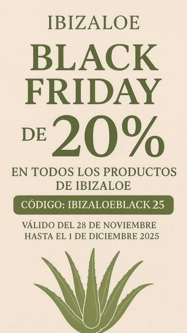 Post 1 by IBIZALOE on Instagram (video)