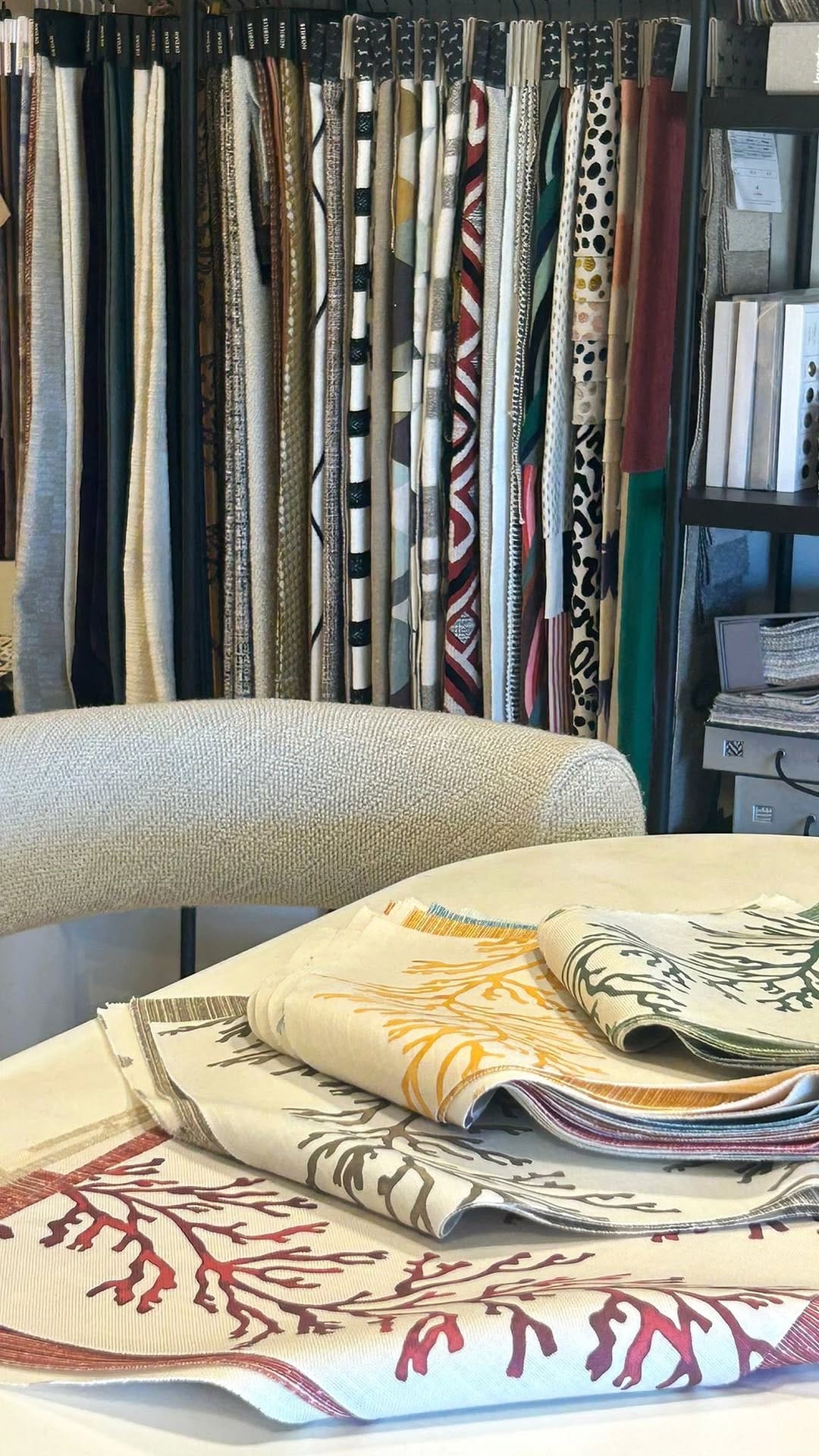 Post 10 by James Malone Fabrics on Instagram (video)