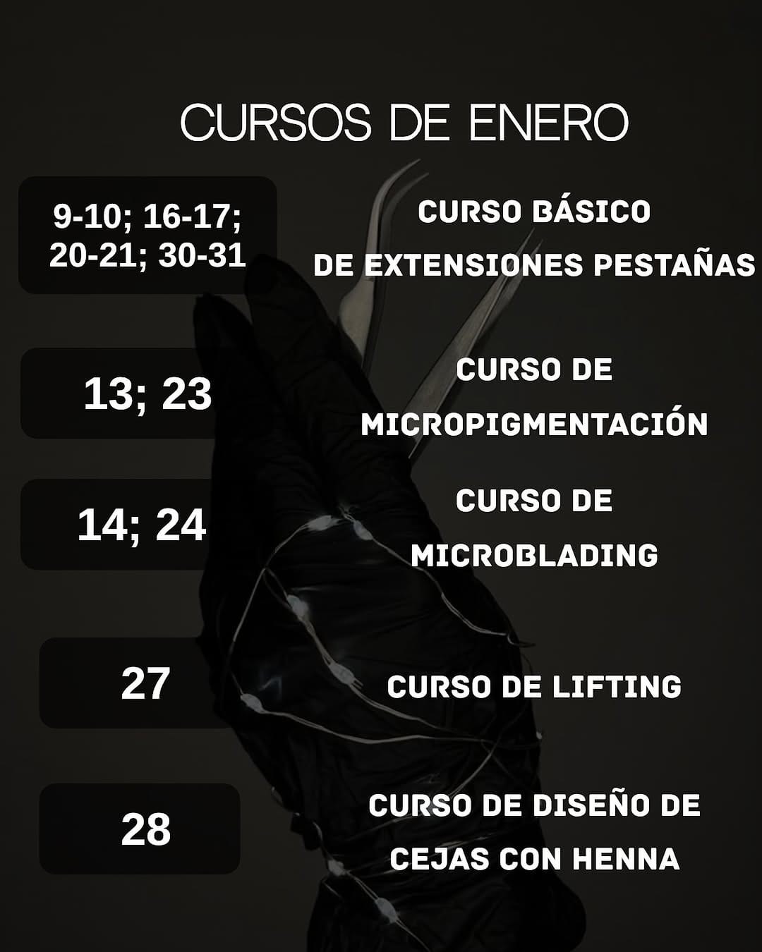Post 7 by CURSOS / PESTAÑAS / CEJAS / LIFTING / MICROBLADING on Instagram (image)