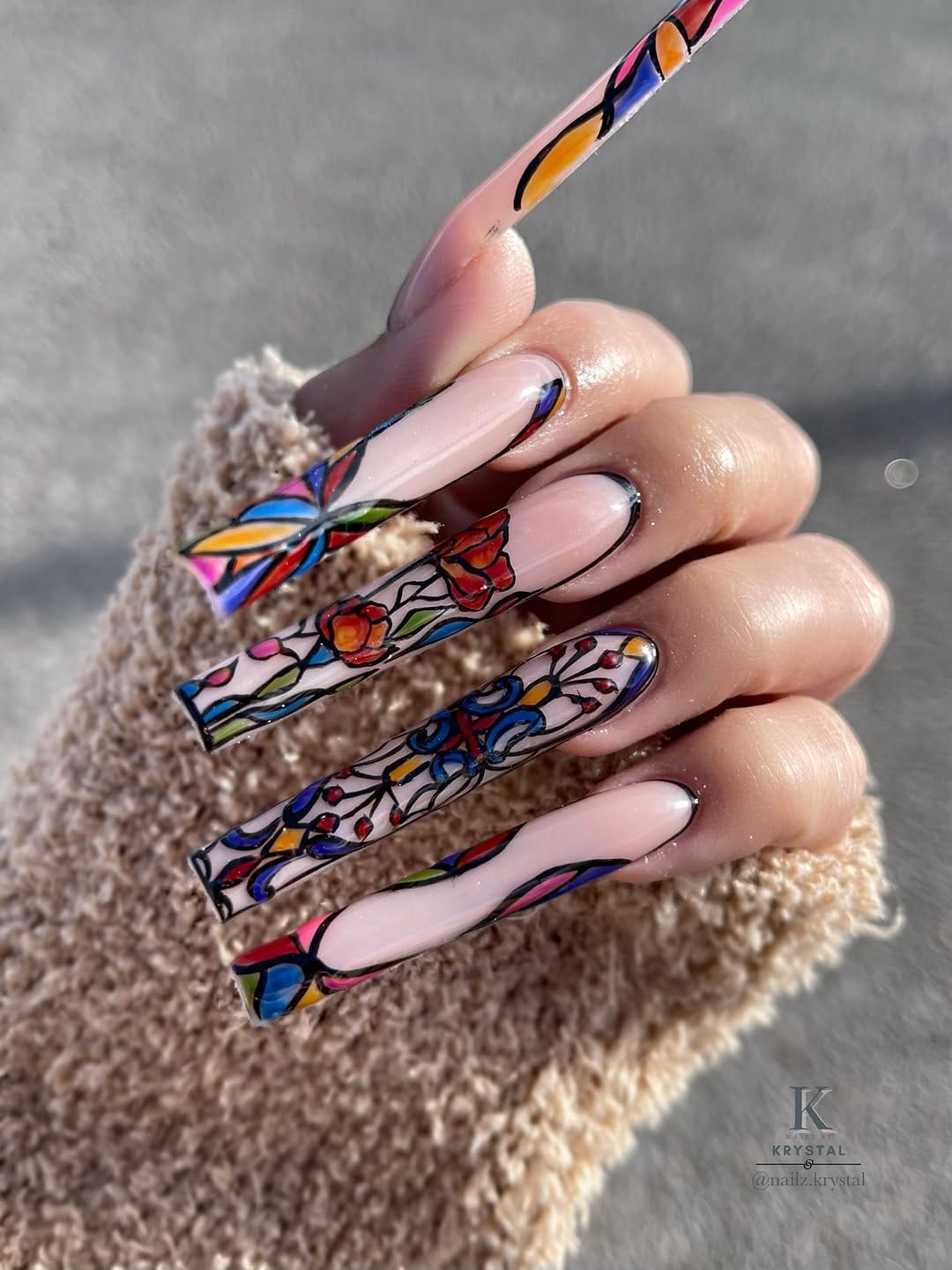 Post 5 by Krystal | Nail Artist | on Instagram (image)