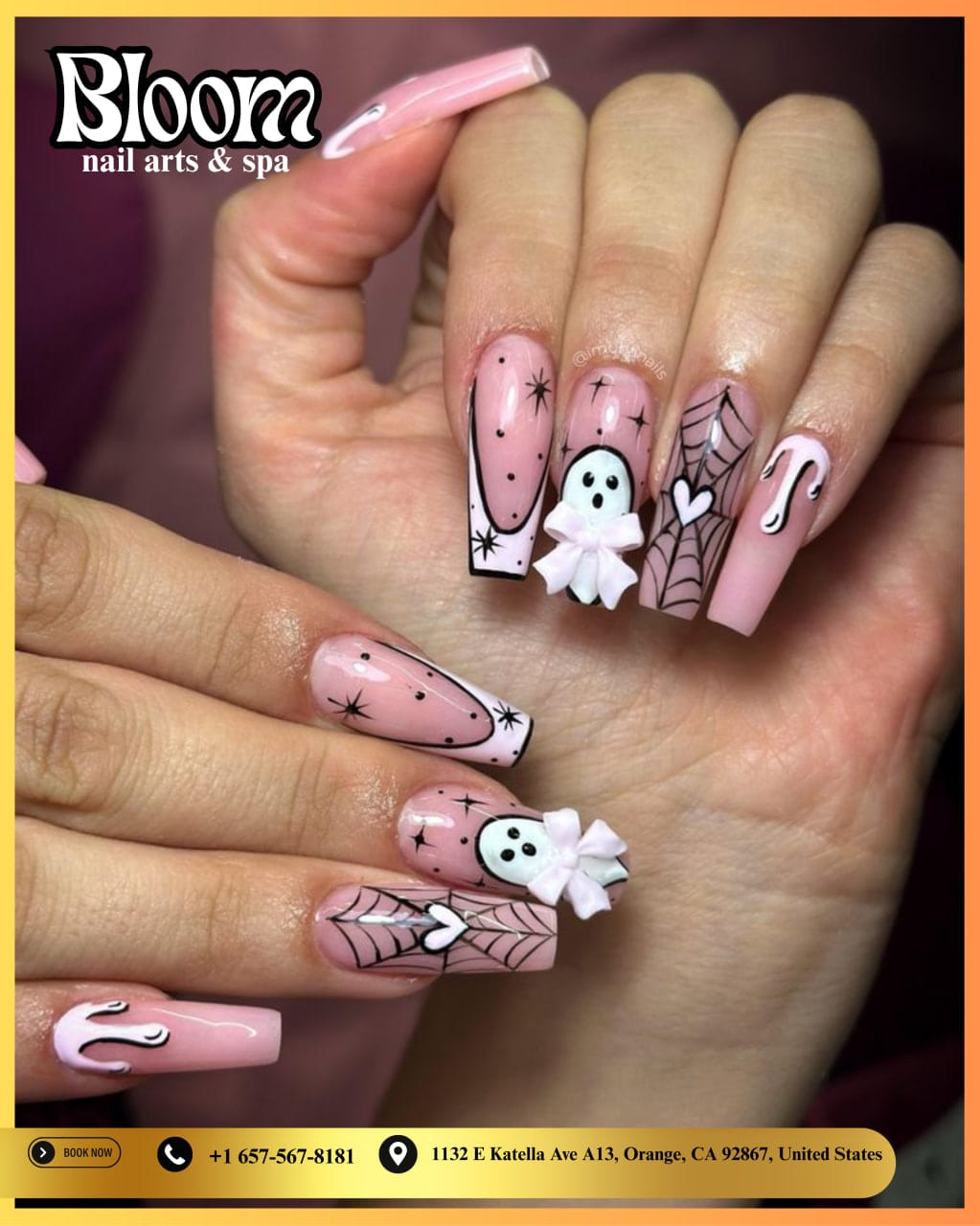Post 6 by Bloom nail arts and spa on Instagram (carousel)