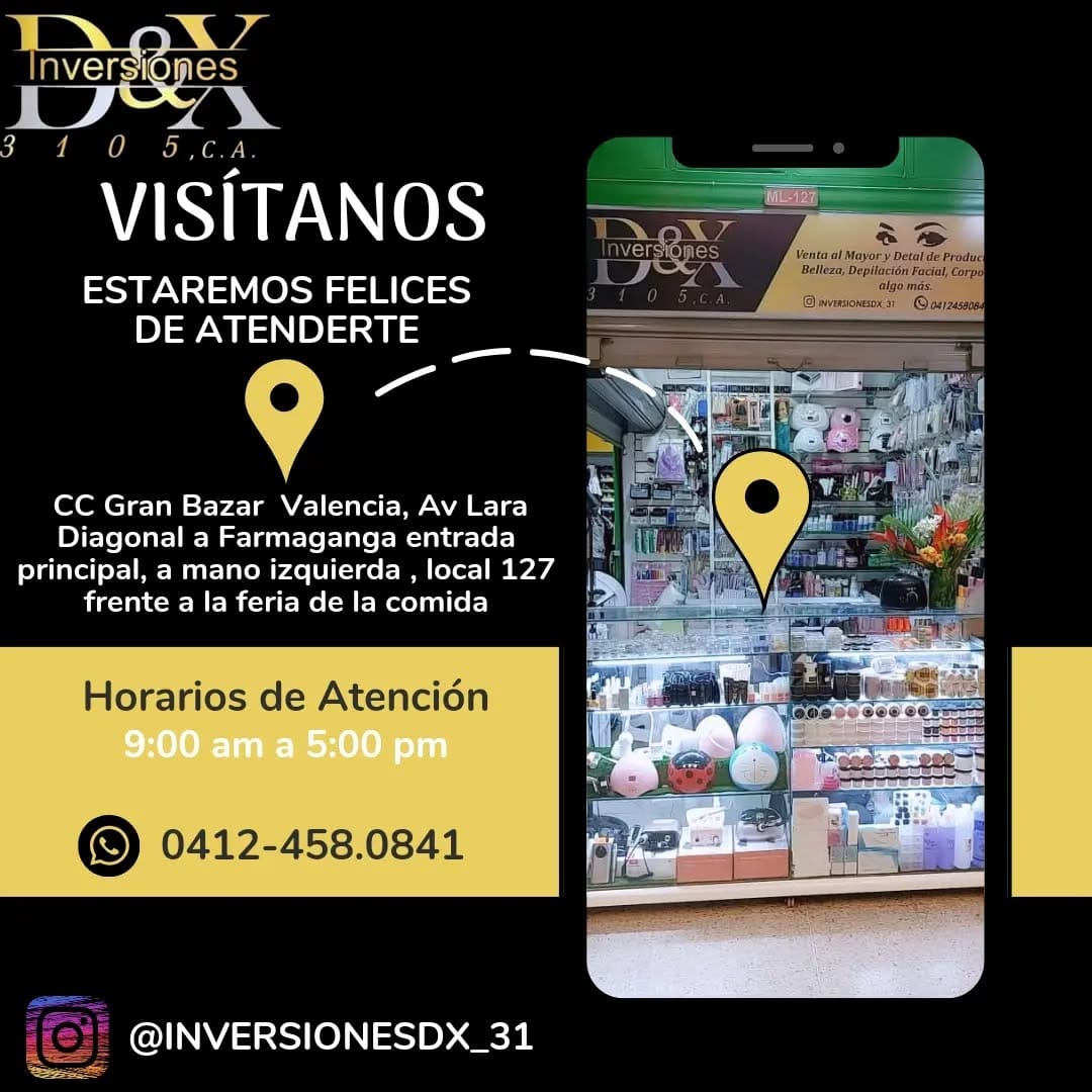 Post 10 by Inversiones D&X 3105 C.A on Instagram (image)
