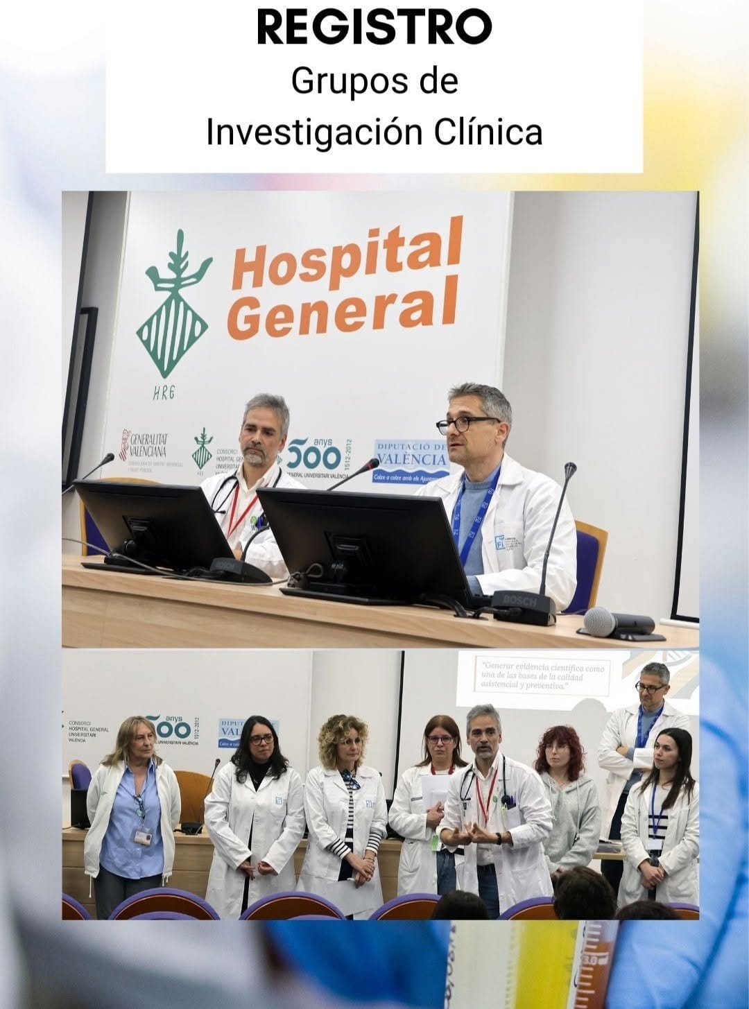 Post 3 by Hospital Gral Univ de Valencia on Instagram (image)