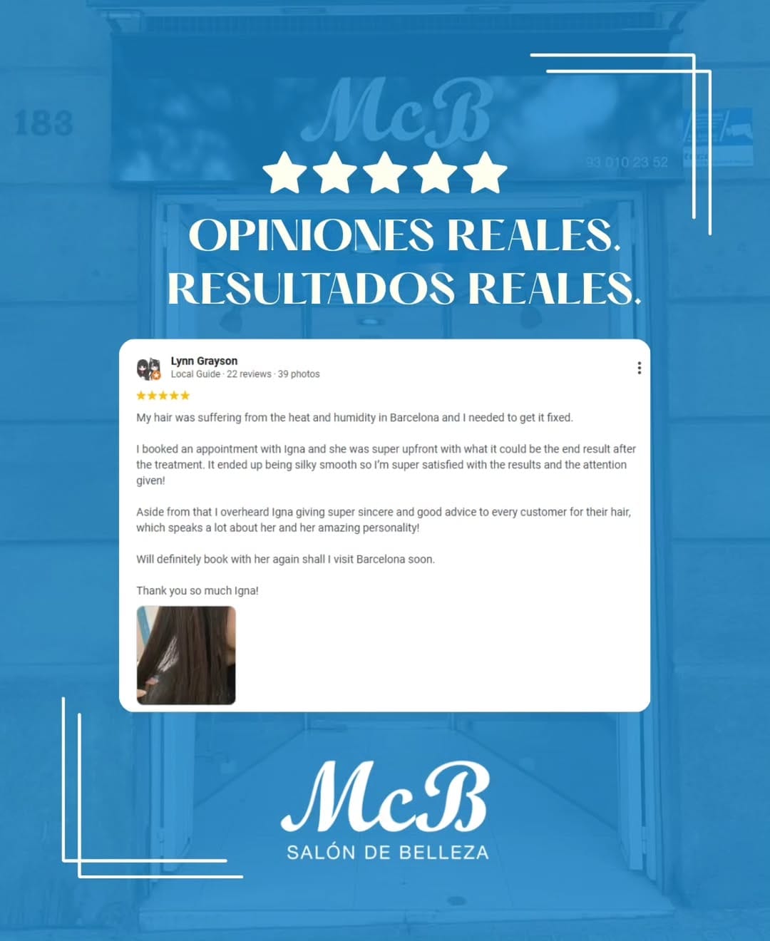 Post 4 by McB Salones de Belleza on Instagram (image)