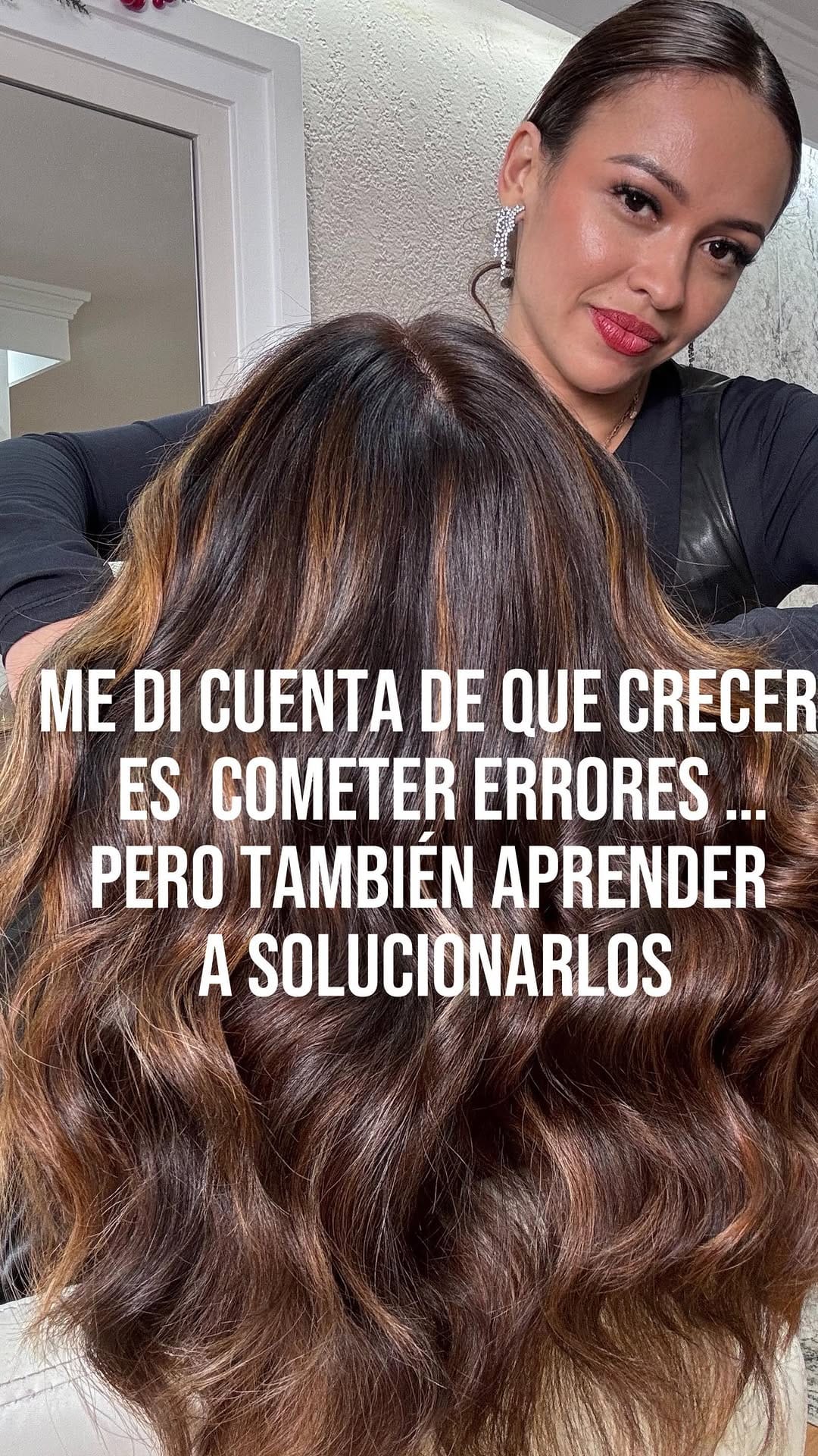 Post 3 by Balayage• Extensiones •Queratina on Instagram (video)