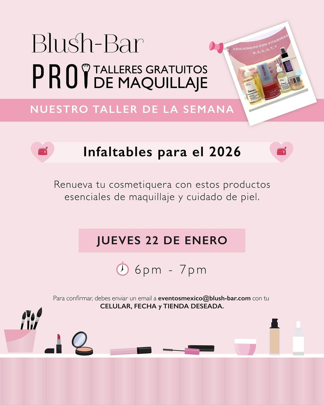 Post 10 by Blush-Bar México on Instagram (image)
