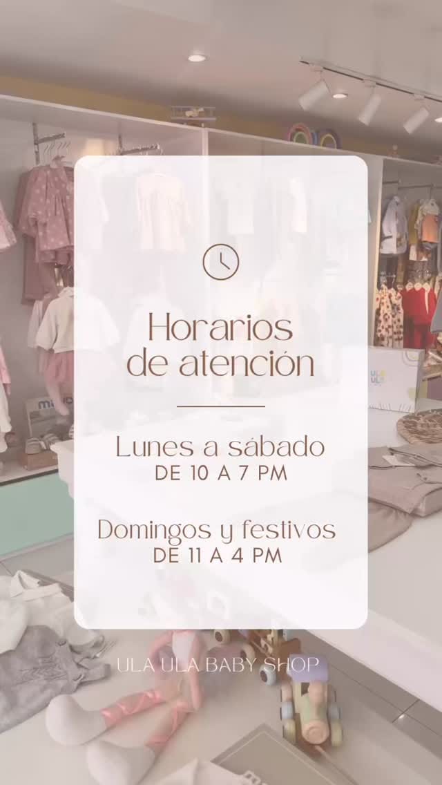 Post 7 by Ula Ula Baby Shop | Ropa para bebes y niños | Mayoral on Instagram (video)