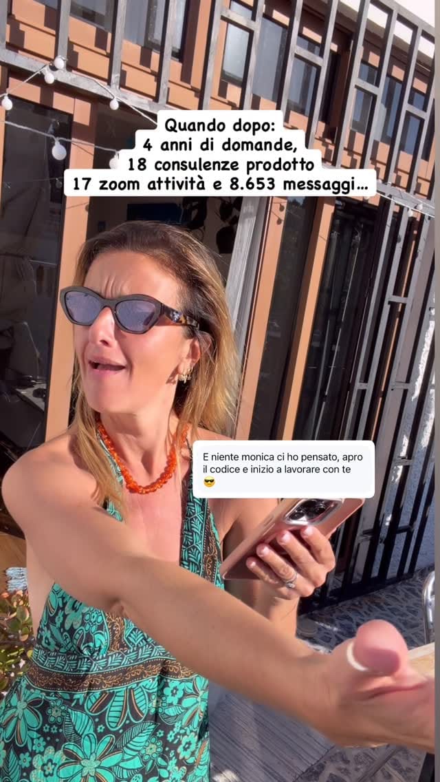 Post 7 by Monica Terraneo on Instagram (video)
