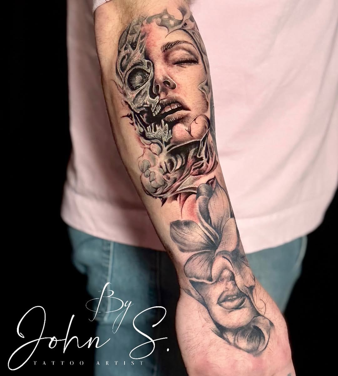 Post 10 by JOHN SANTOS TATTOO NY on Instagram (image)