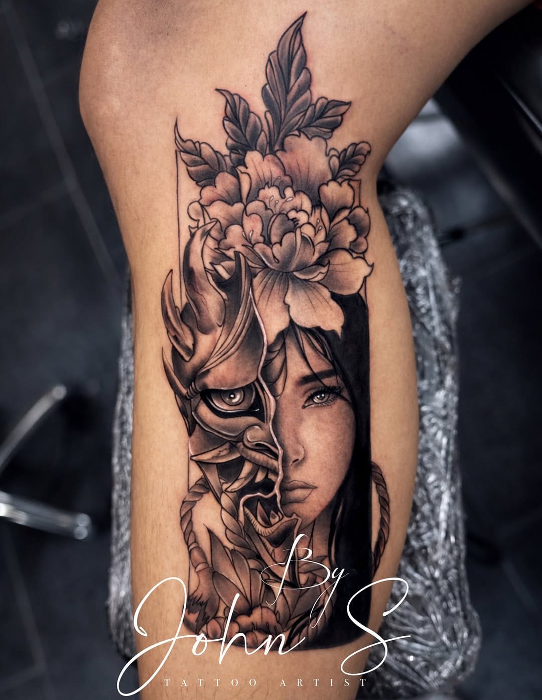Post 1 by JOHN SANTOS TATTOO NY on Instagram (image)