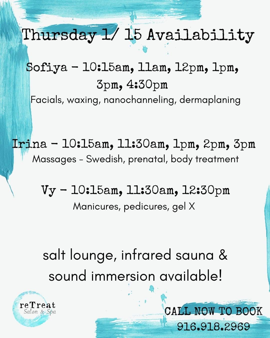 Post 8 by reTreat Salon & Spa on Instagram (image)