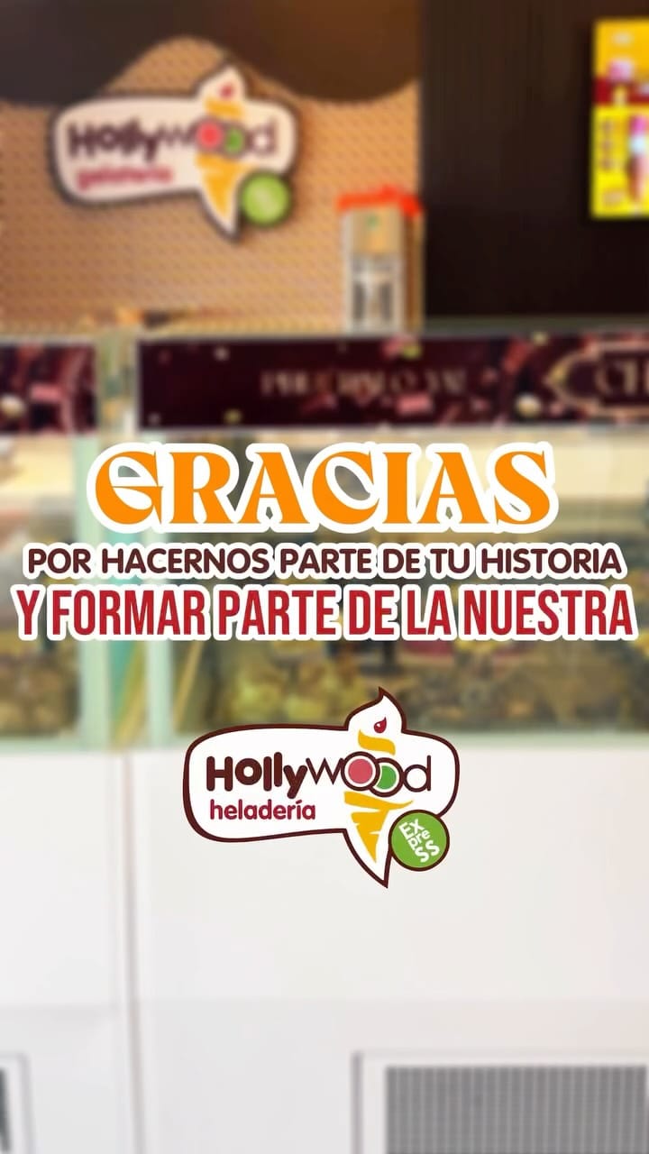 Post 2 by Heladería Hollywood Express on Instagram (video)
