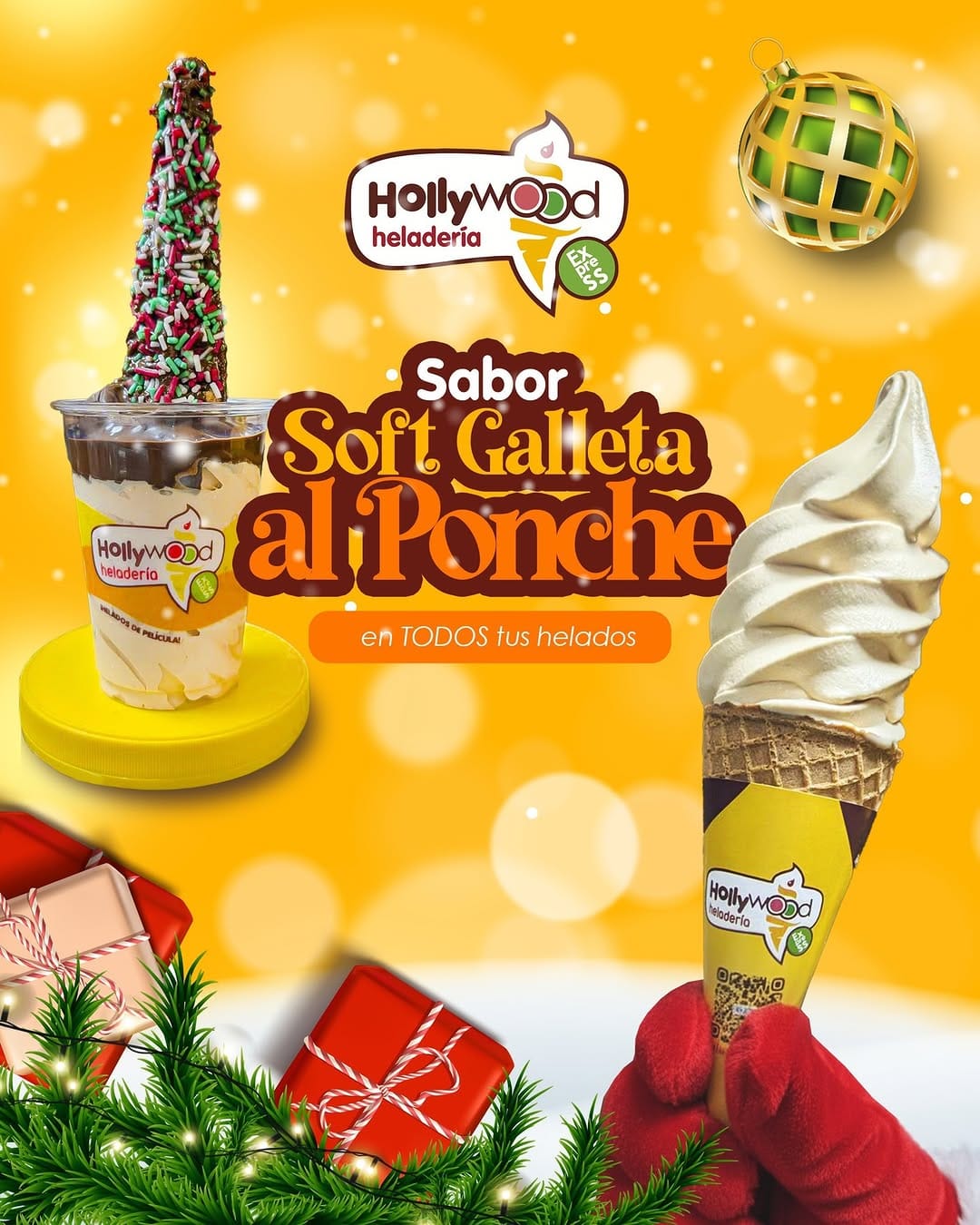 Post 5 by Heladería Hollywood Express on Instagram (carousel)