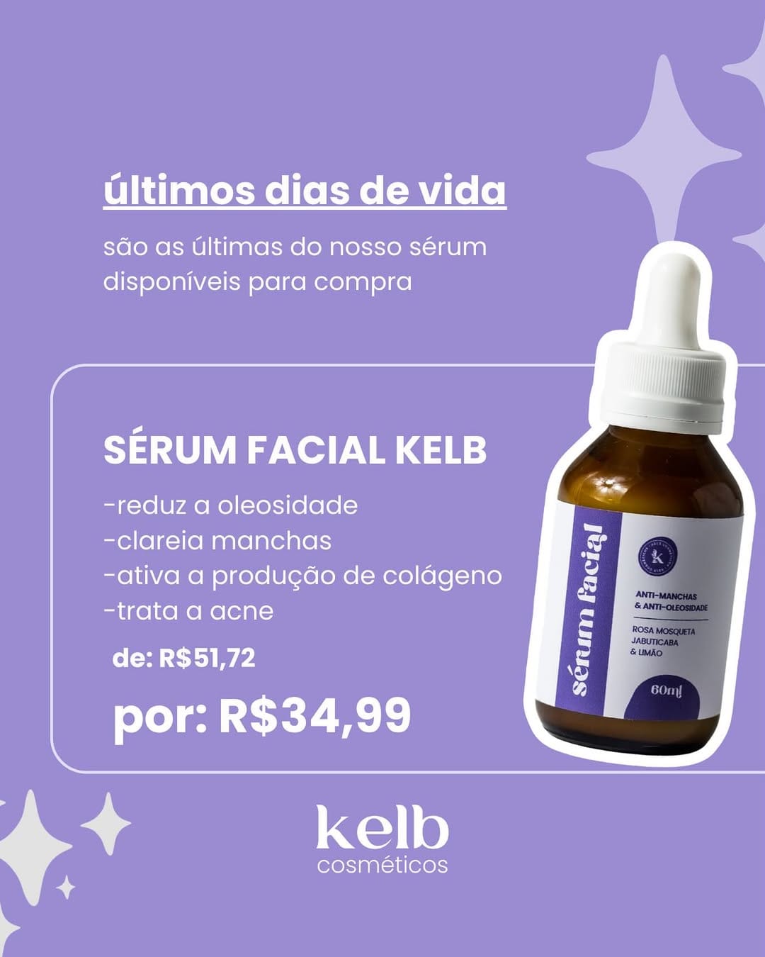 Post 2 by Kelb | Cosméticos Naturais on Instagram (image)
