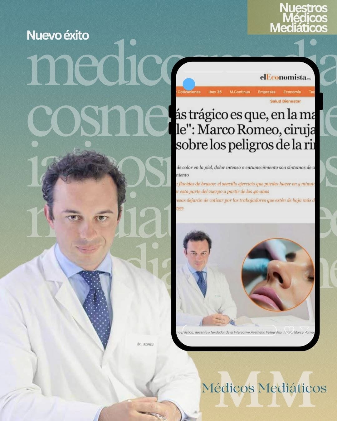 Post 7 by Dr Marco Romeo on Instagram (image)