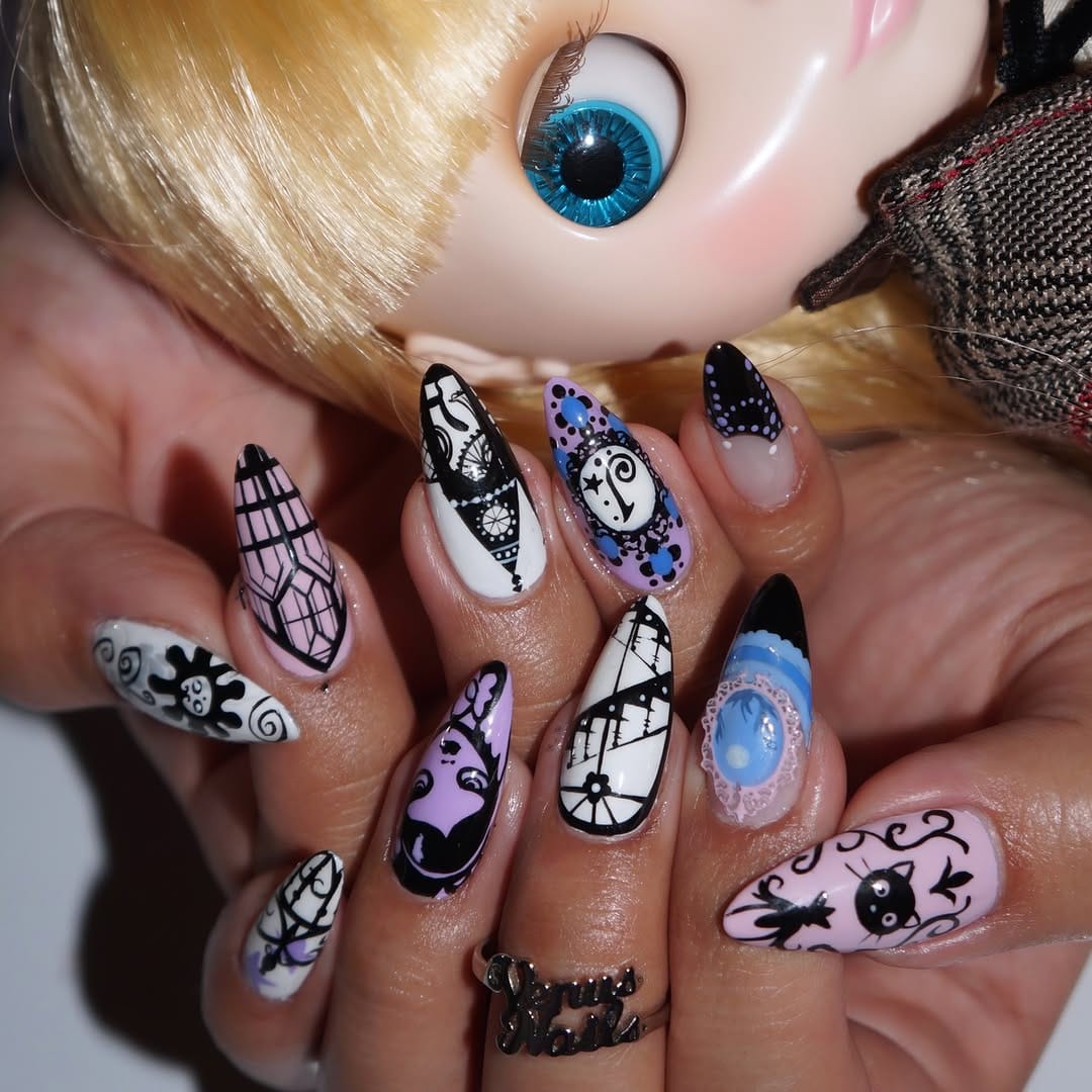 Post 1 by NJ NAIL ARTIST⭐️👩🏽‍🎨 on Instagram (carousel)
