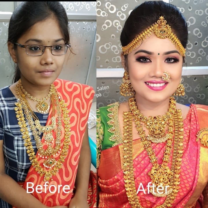 Post 10 by Madurai Makeup Artist#makeup_by_kirthy on Instagram (image)