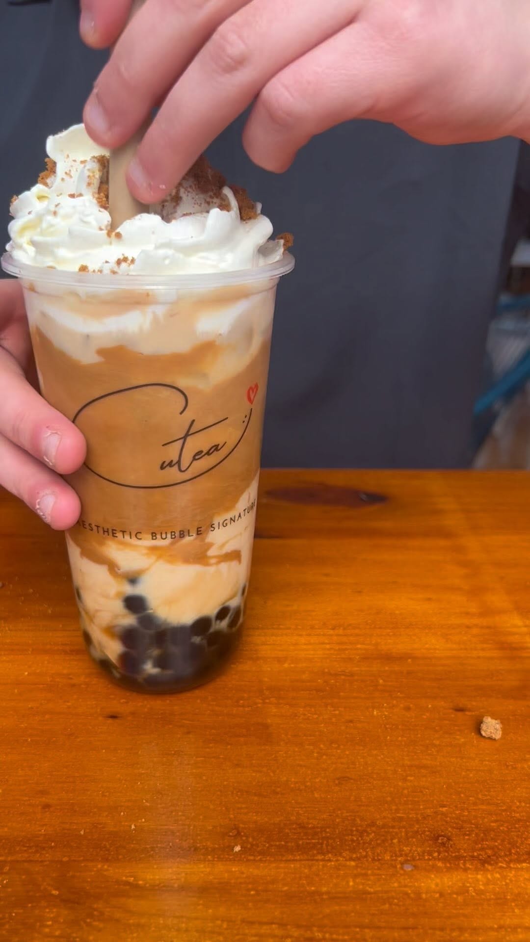 Post 9 by Cutea Bubble Tea on Instagram (video)