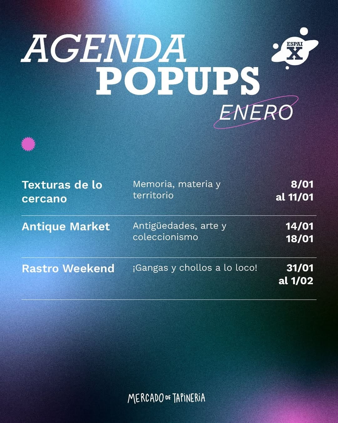 Post 6 by Mercado de Tapineria on Instagram (image)