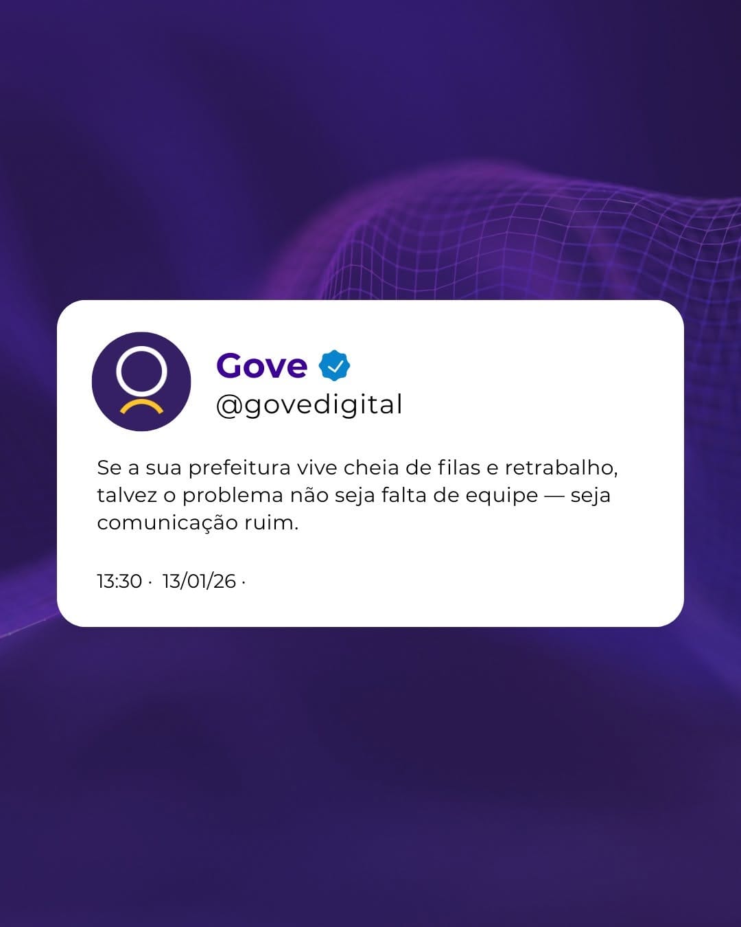 Post 5 by Gove | CRM para municípios on Instagram (image)
