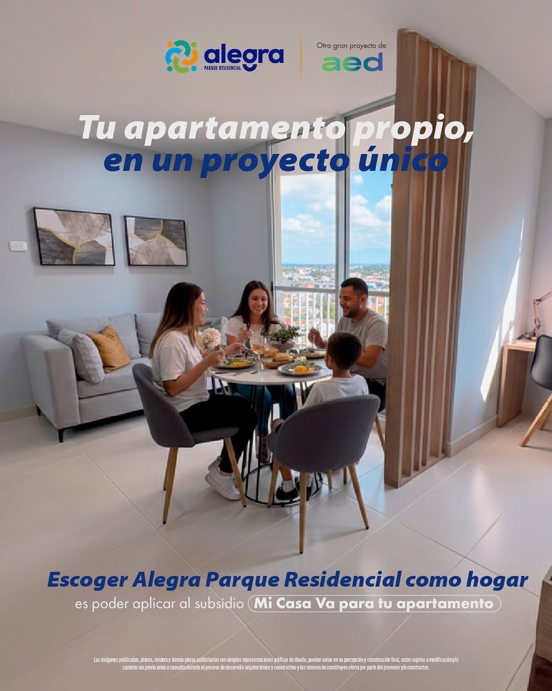 Post 1 by Alegra Parque Residencial on Instagram (image)