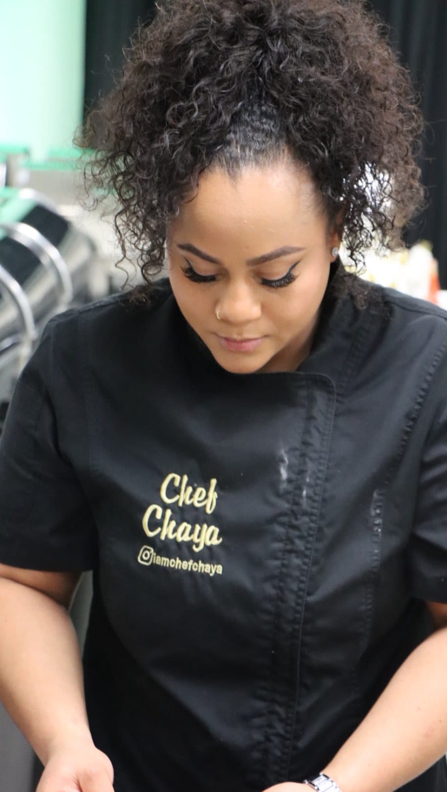 Post 2 by Chef Michaya Myles on Instagram (video)