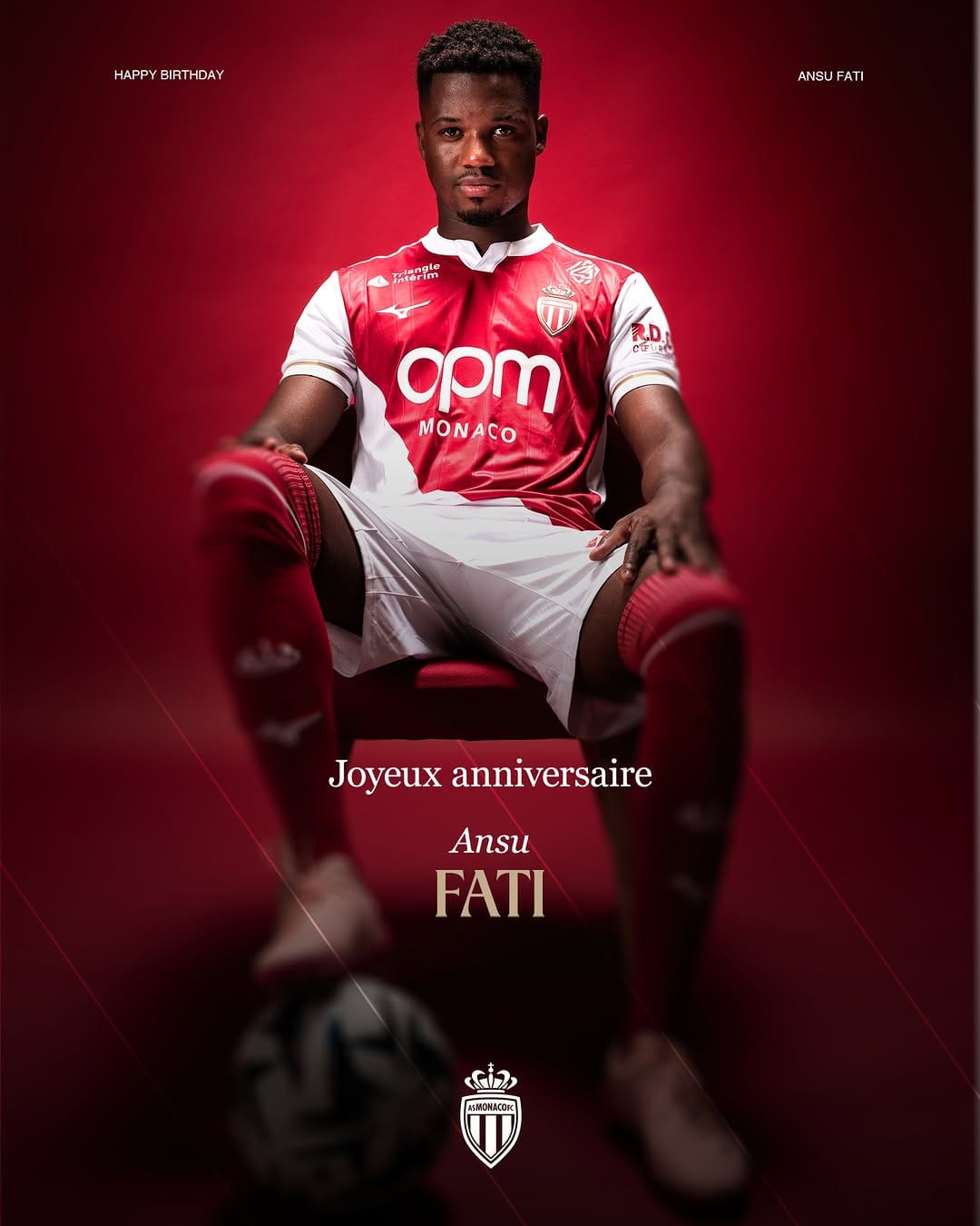 Post 8 by Ansu Fati on Instagram (image)
