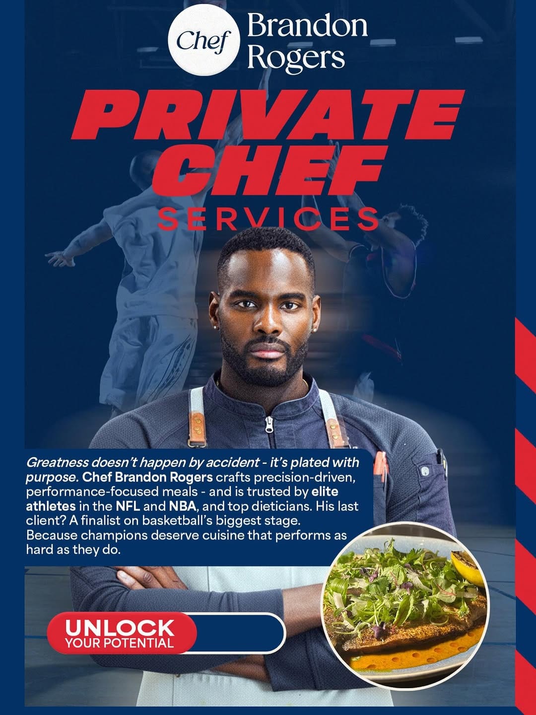 Post 7 by Chef Brandon Rogers, LLC.® on Instagram (image)