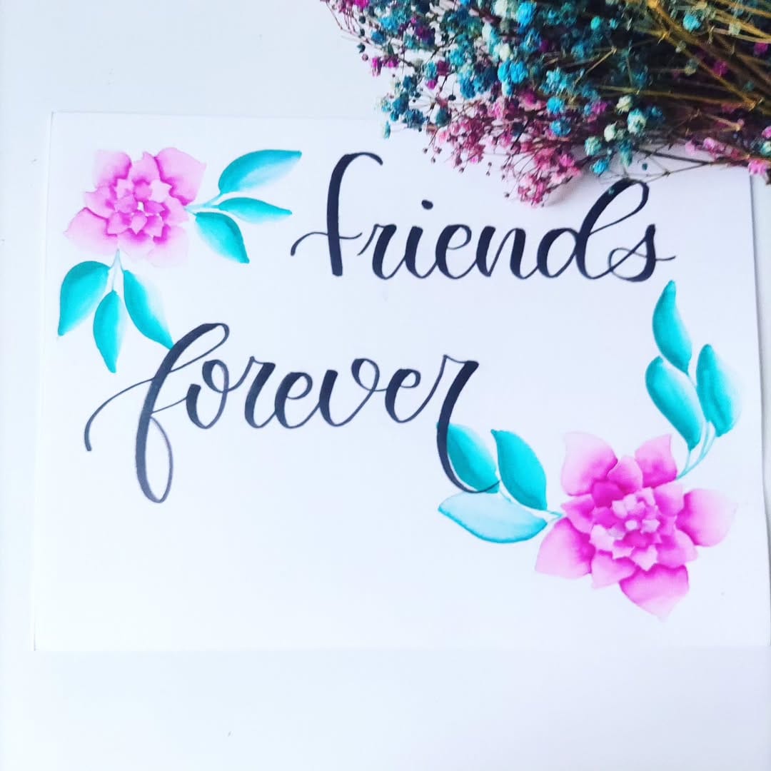 Post 10 by Medita-Arte lettering-flores on Instagram (image)