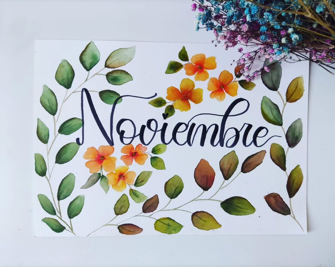 Post 7 by Medita-Arte lettering-flores on Instagram (image)