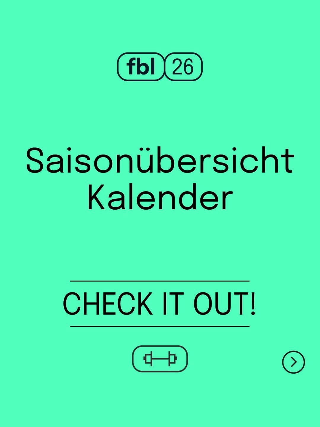 Post 2 by Fitness Bundesliga on Instagram (carousel)