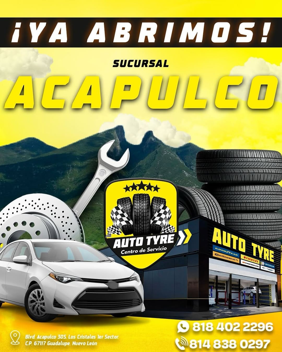 Post 5 by AUTO TYRE MX on Instagram (image)